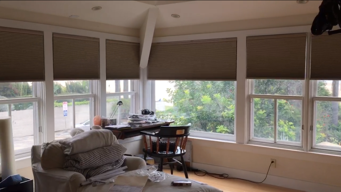 DRB Installed Motorized Black-Out Shades